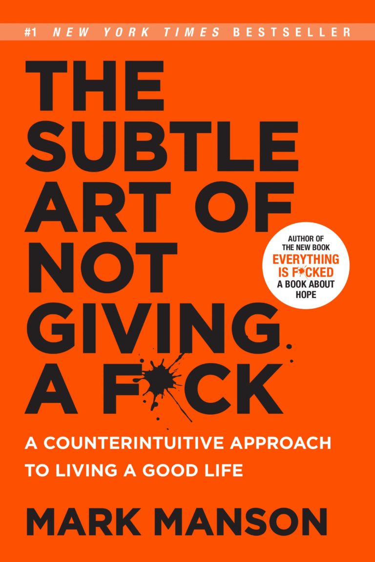 The subtle art of not giving a f*ck Review The bold book
